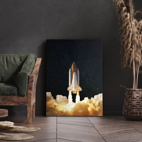 Canvastavla - Bild på duk - Ad astra! - 50x70 cm