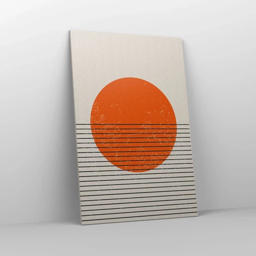 Canvastavla - Bild på duk - Alltid solen - 80x120 cm