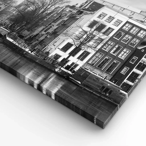 Canvastavla - Bild på duk - Amsterdam stämning - 70x50 cm
