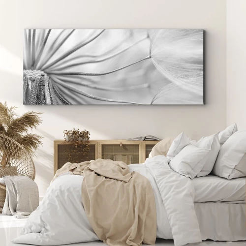 Canvastavla - Bild på duk - Blåsande, flygande drakar - 140x50 cm