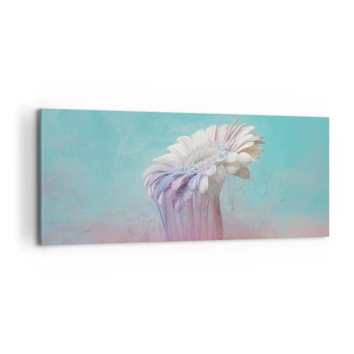 Canvastavla - Bild på duk - Blommornas undervärld - 100x40 cm