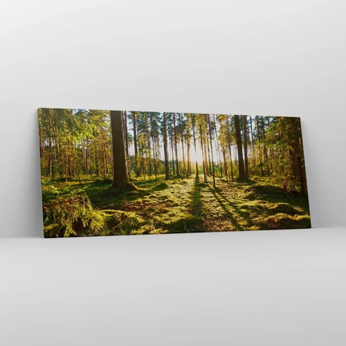 Canvastavla - Bild på duk - ...Bortom sjunde skogen - 120x50 cm