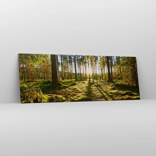 Canvastavla - Bild på duk - ...Bortom sjunde skogen - 140x50 cm