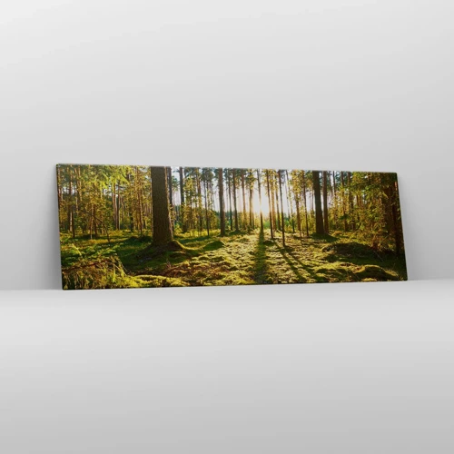 Canvastavla - Bild på duk - ...Bortom sjunde skogen - 160x50 cm