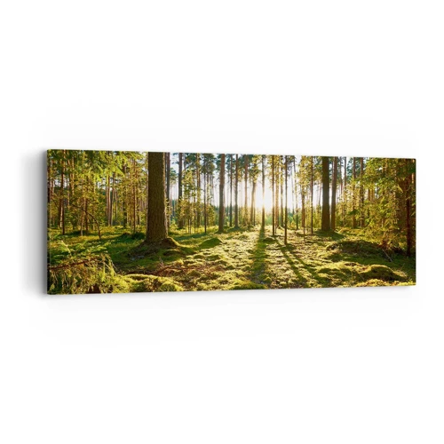 Canvastavla - Bild på duk - ...Bortom sjunde skogen - 90x30 cm