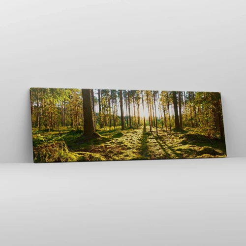 Canvastavla - Bild på duk - ...Bortom sjunde skogen - 90x30 cm