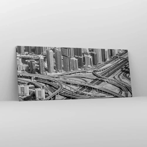 Canvastavla - Bild på duk - Dubai - en omöjlig stad - 120x50 cm