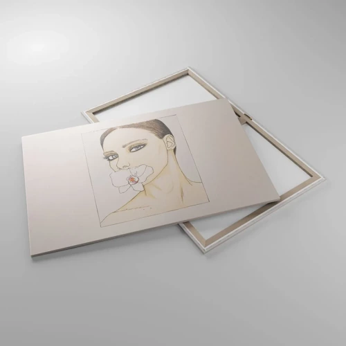Canvastavla - Bild på duk - Elegansens och skönhetens symbol - 100x70 cm