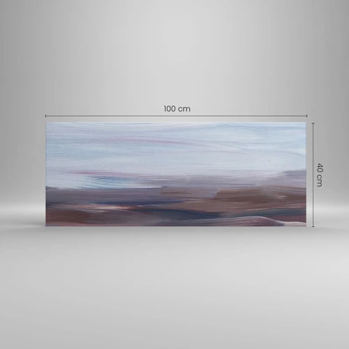 Canvastavla - Bild på duk - Element: vatten - 100x40 cm