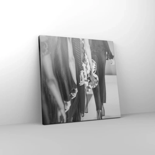 Canvastavla - Bild på duk - En elegant parad - 30x30 cm