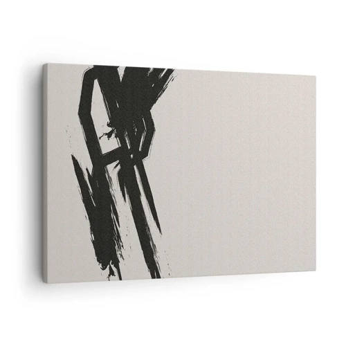 Canvastavla - Bild på duk - En ostoppbar rörelse - 70x50 cm