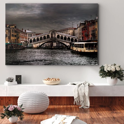 Canvastavla - Bild på duk - Ett löfte om en kväll i Venedig - 100x70 cm