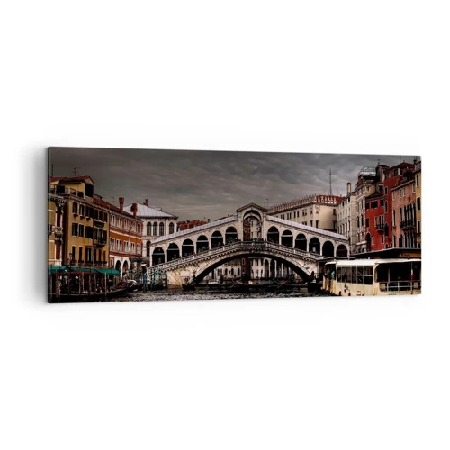 Canvastavla - Bild på duk - Ett löfte om en kväll i Venedig - 140x50 cm