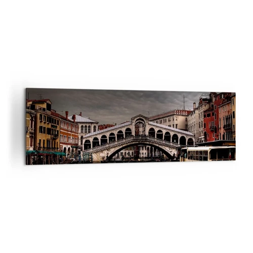 Canvastavla - Bild på duk - Ett löfte om en kväll i Venedig - 160x50 cm