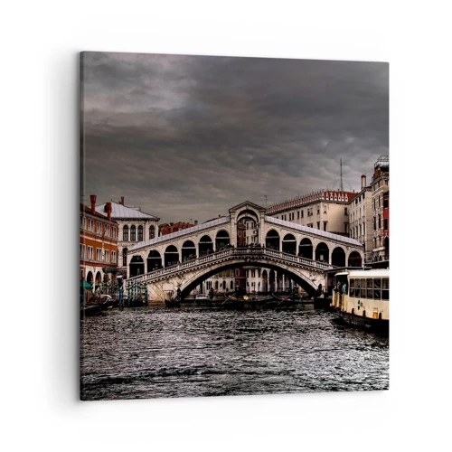 Canvastavla - Bild på duk - Ett löfte om en kväll i Venedig - 50x50 cm