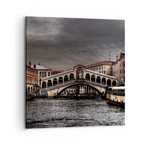 Canvastavla - Bild på duk - Ett löfte om en kväll i Venedig - 60x60 cm