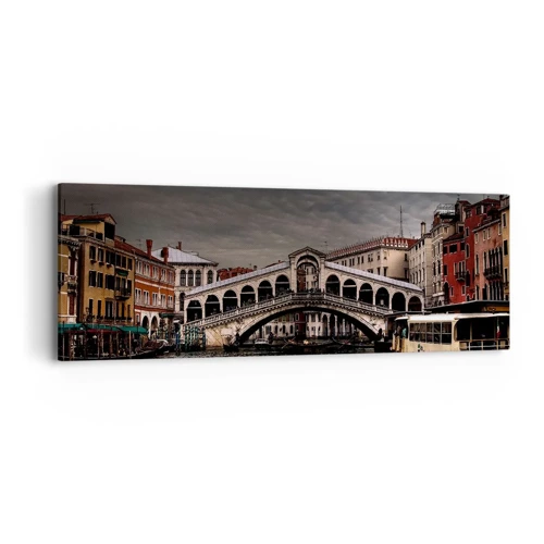 Canvastavla - Bild på duk - Ett löfte om en kväll i Venedig - 90x30 cm