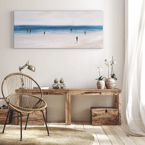 Canvastavla - Bild på duk - Ett naturligt behov - 100x40 cm