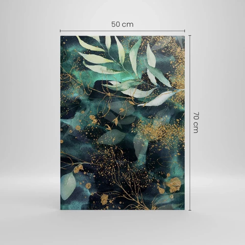 Canvastavla - Bild på duk - Förtrollad trädgård - 50x70 cm