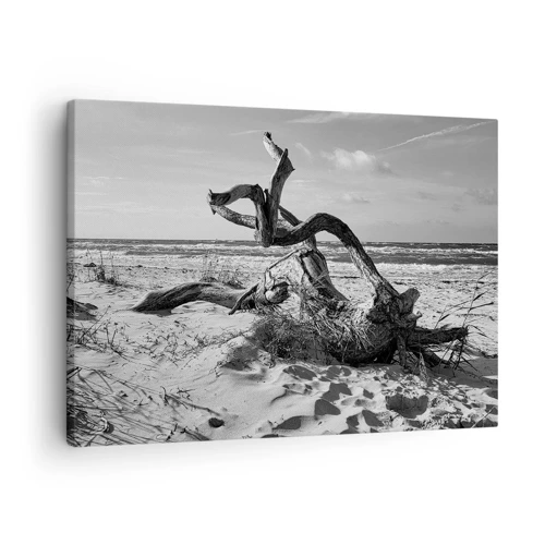 Canvastavla - Bild på duk - Havets skulptur - 70x50 cm