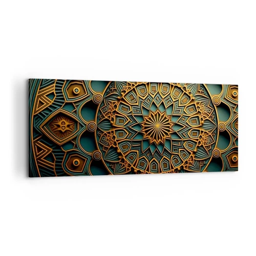 Canvastavla - Bild på duk - I ett arabiskt klimat - 100x40 cm