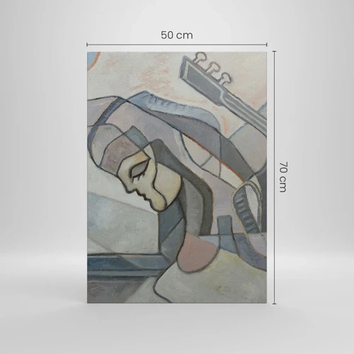 Canvastavla - Bild på duk - I musikens makt - 50x70 cm