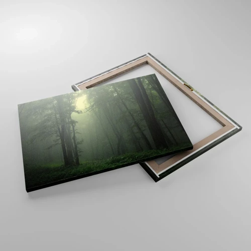 Canvastavla - Bild på duk - Innan skogen vaknar - 70x50 cm