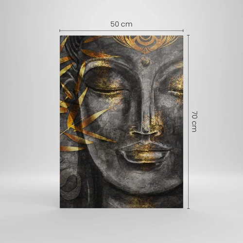 Canvastavla - Bild på duk - Känn lugnet - 50x70 cm