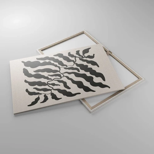 Canvastavla - Bild på duk - Kvadratens natur - 100x70 cm
