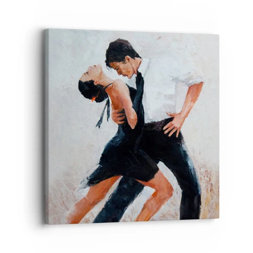 Canvastavla - Bild på duk - Mina drömmars tango - 30x30 cm