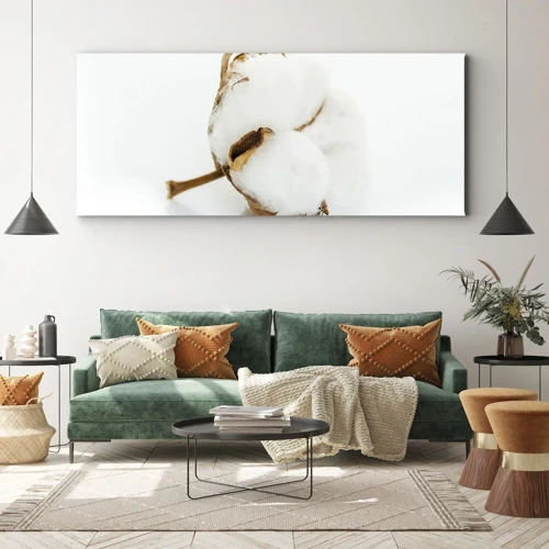 Canvastavla - Bild på duk - Mjuk av naturen - 100x40 cm