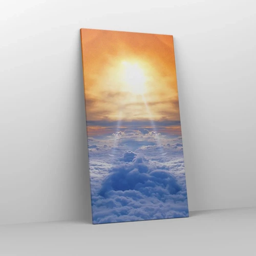 Canvastavla - Bild på duk - Mystiskt landskap - 65x120 cm