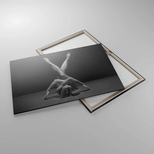 Canvastavla - Bild på duk - Nakenhetens geometri - 100x70 cm