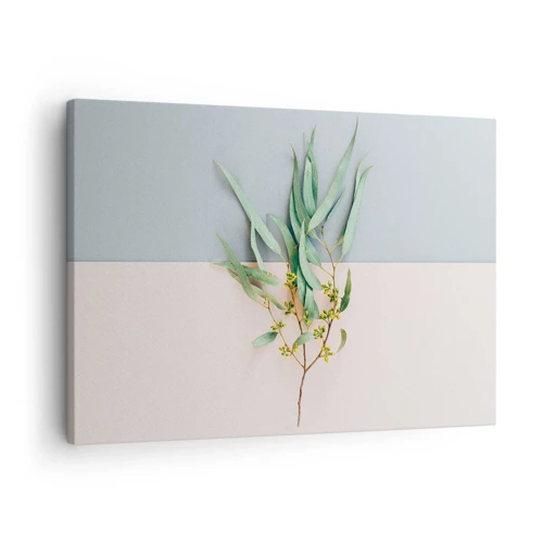 Canvastavla - Bild på duk - Pastellens subtilitet - 70x50 cm