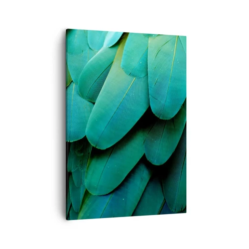 Canvastavla - Bild på duk - Precision av papegojans natur - 50x70 cm