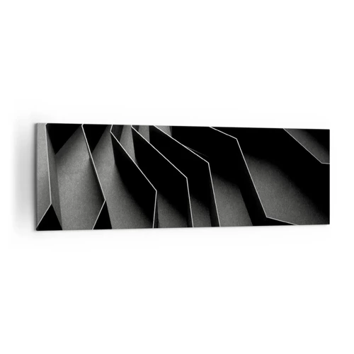 Canvastavla - Bild på duk - Rumslig ordning - 160x50 cm