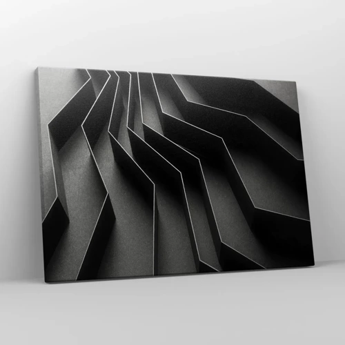 Canvastavla - Bild på duk - Rumslig ordning - 70x50 cm