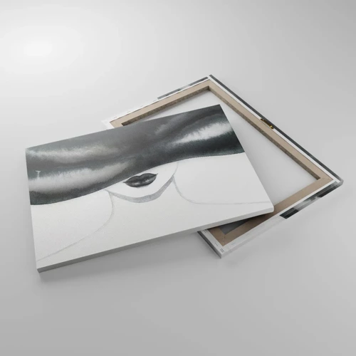 Canvastavla - Bild på duk - Sensuell hemlighet - 70x50 cm