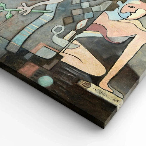 Canvastavla - Bild på duk - Själens och materias mosaik - 30x30 cm