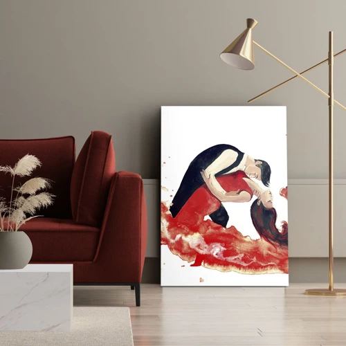 Canvastavla - Bild på duk - Tango - den sensuella vågen - 50x70 cm