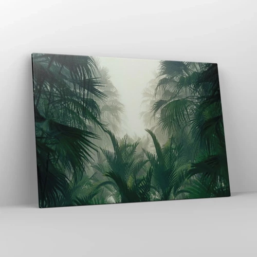 Canvastavla - Bild på duk - Tropisk hemlighet - 100x70 cm