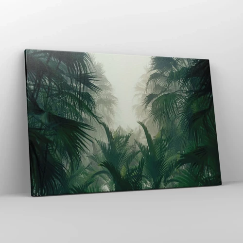 Canvastavla - Bild på duk - Tropisk hemlighet - 120x80 cm