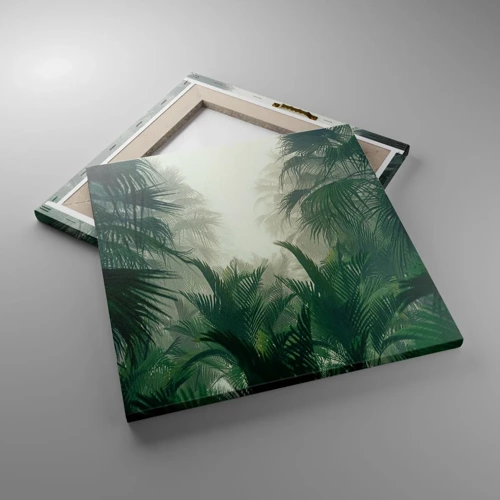 Canvastavla - Bild på duk - Tropisk hemlighet - 40x40 cm
