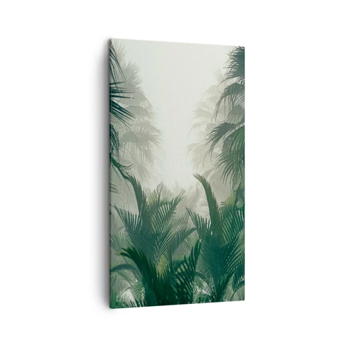 Canvastavla - Bild på duk - Tropisk hemlighet - 45x80 cm