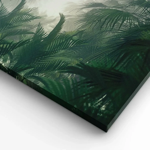 Canvastavla - Bild på duk - Tropisk hemlighet - 60x60 cm