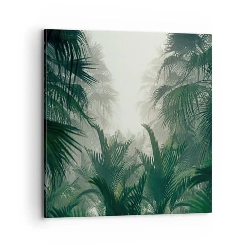 Canvastavla - Bild på duk - Tropisk hemlighet - 70x70 cm