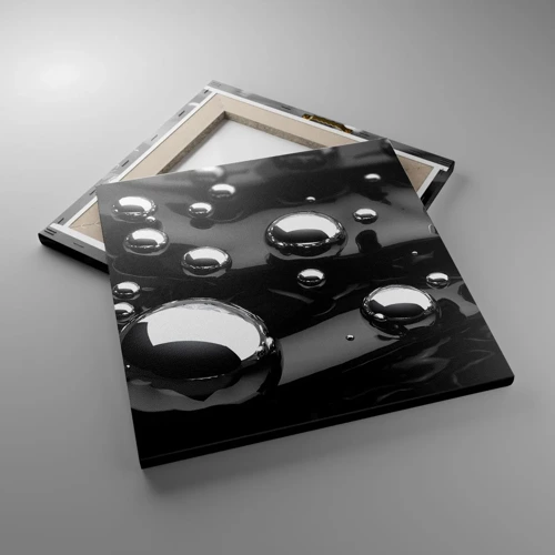 Canvastavla - Bild på duk - Ur svarta massan - 40x40 cm