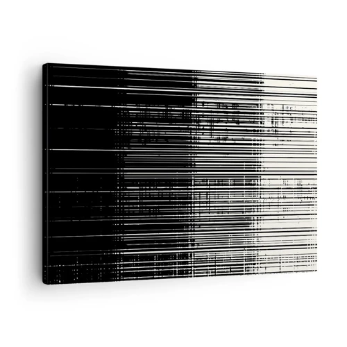 Canvastavla - Bild på duk - Vågor och vibrationer - 70x50 cm