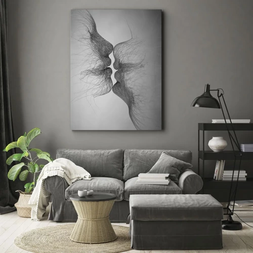 Canvastavla - Bild på duk - Vindens kyss - 65x120 cm