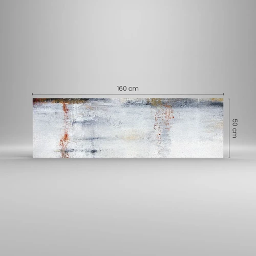 Glastavla - Bild på glas - Bakom luftridån - 160x50 cm